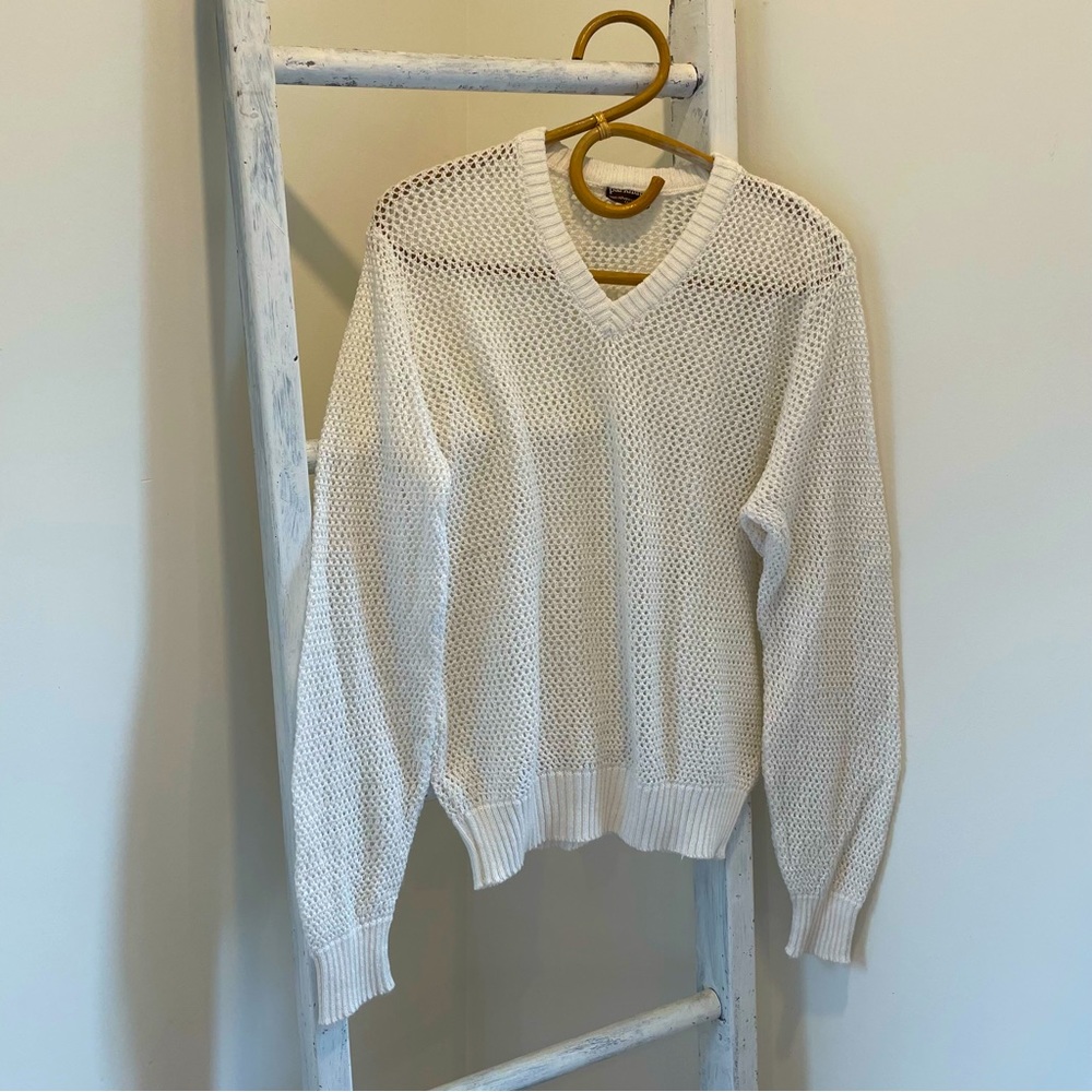 Vintage open stitch sweater
